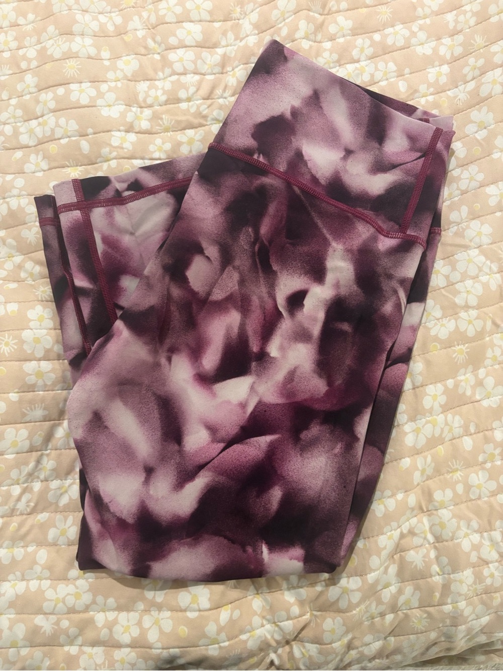 lululemon athletica Purple Marble High-Rise Leggings